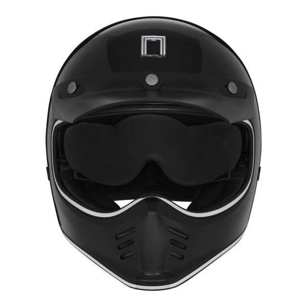 Nox Premium Kask Integralny Full Face Seventy Ii Solid Kolor Czarny Połysk - zdjęcie 2