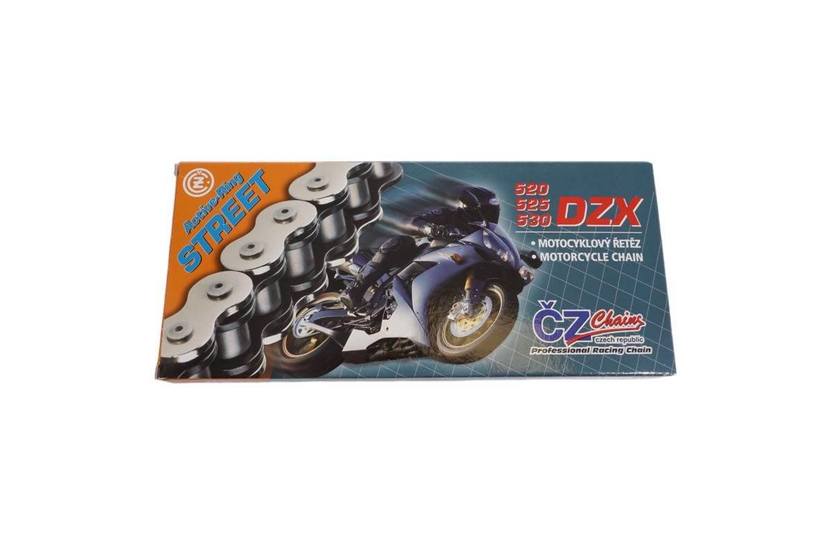 Cz Łańcuch Napędowy 525 Dzx 108 Ogniw Active Ring X-Ring Chrom Do 1000 Ccm