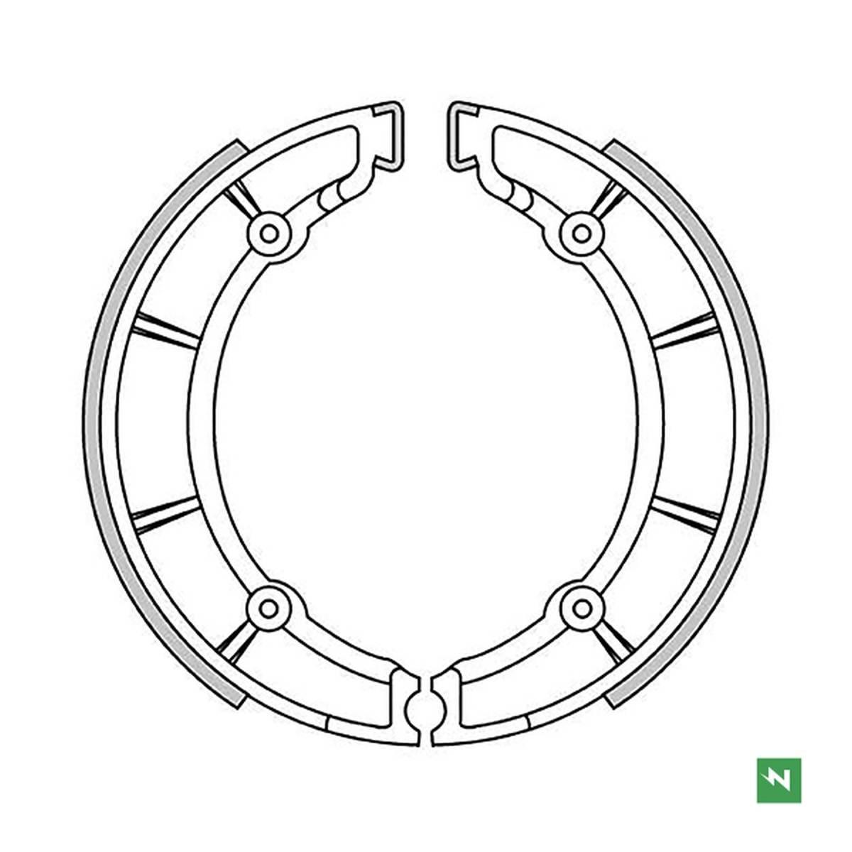 Newfren Szczęki Hamulcowe Tył Moto Guzzi V7 Specjal 700 '69-'71; V 7 700 '6