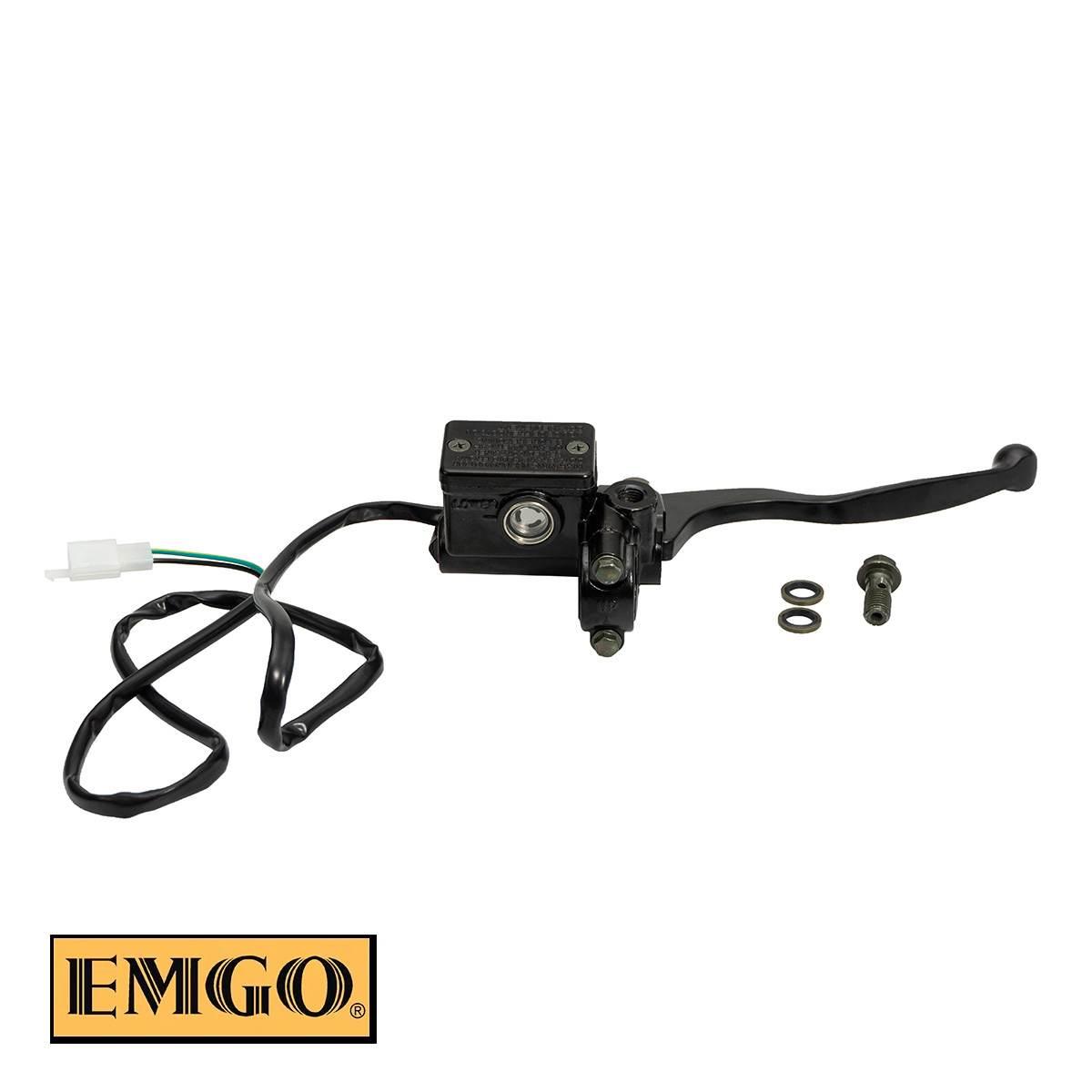 Emgo Pompa Hamulca Przedniego Kompletna 14Mm Z Czujnikiem Światła Stop, Moc