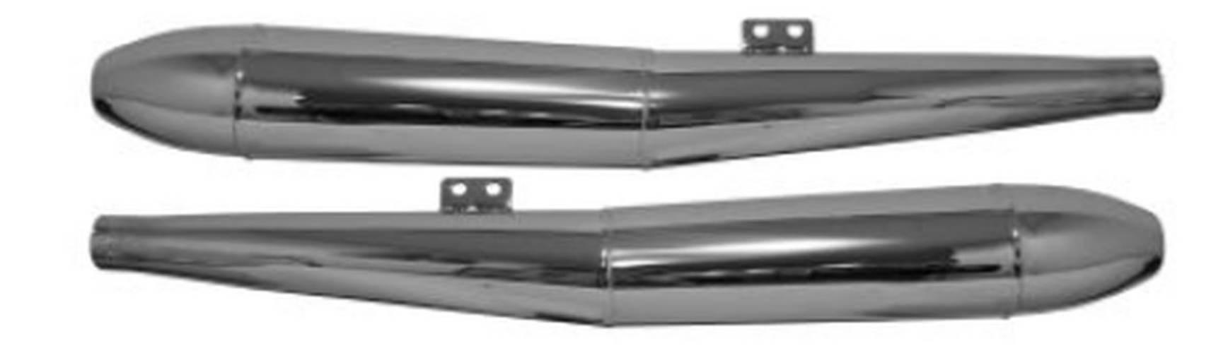 Emgo Końcówka Wydechu Tłumik Chromowana Prawa Na Wzór Oryginału Bmw R 50 5