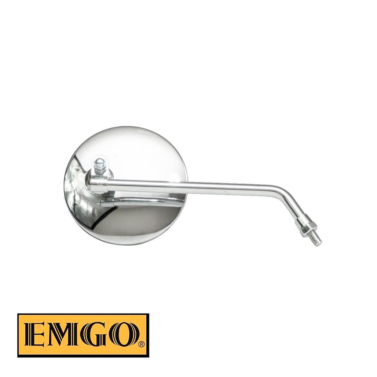 Emgo Lusterko Uniwersalne Chromowane Gwint Fi 8Mm Prawe Lewe