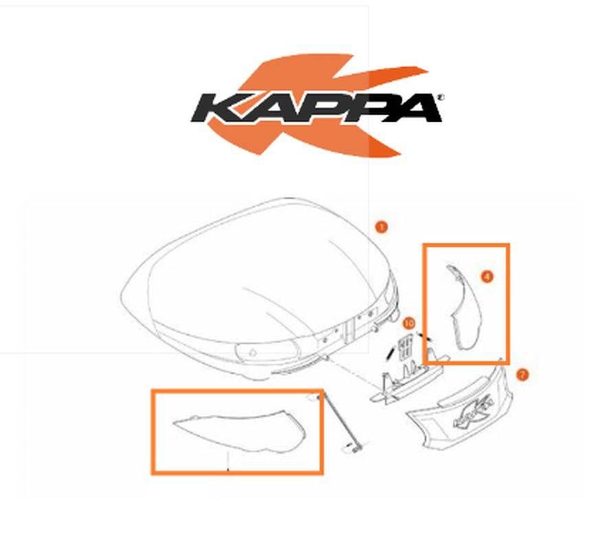 Kappa Światełko Odblaskowe Białe Do Kufra K56Nt