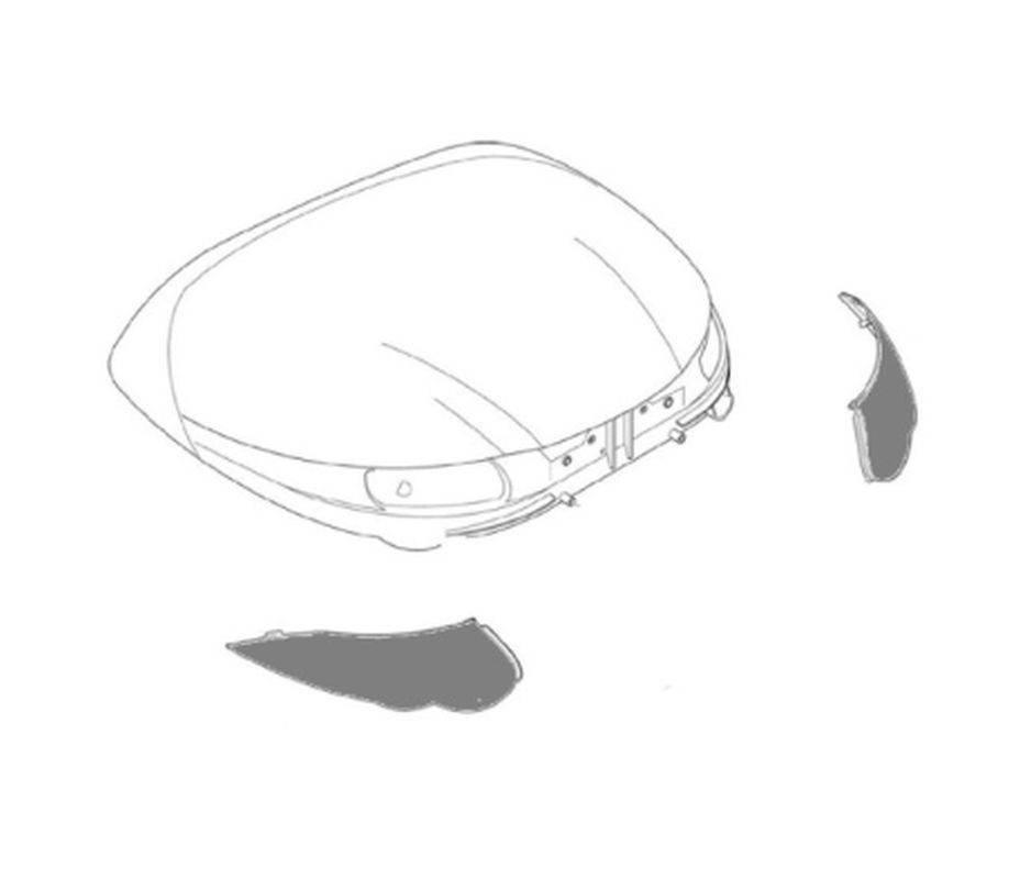 Kappa Światełko Odblaskowe Białe Do Kufra K56Nt - zdjęcie 2