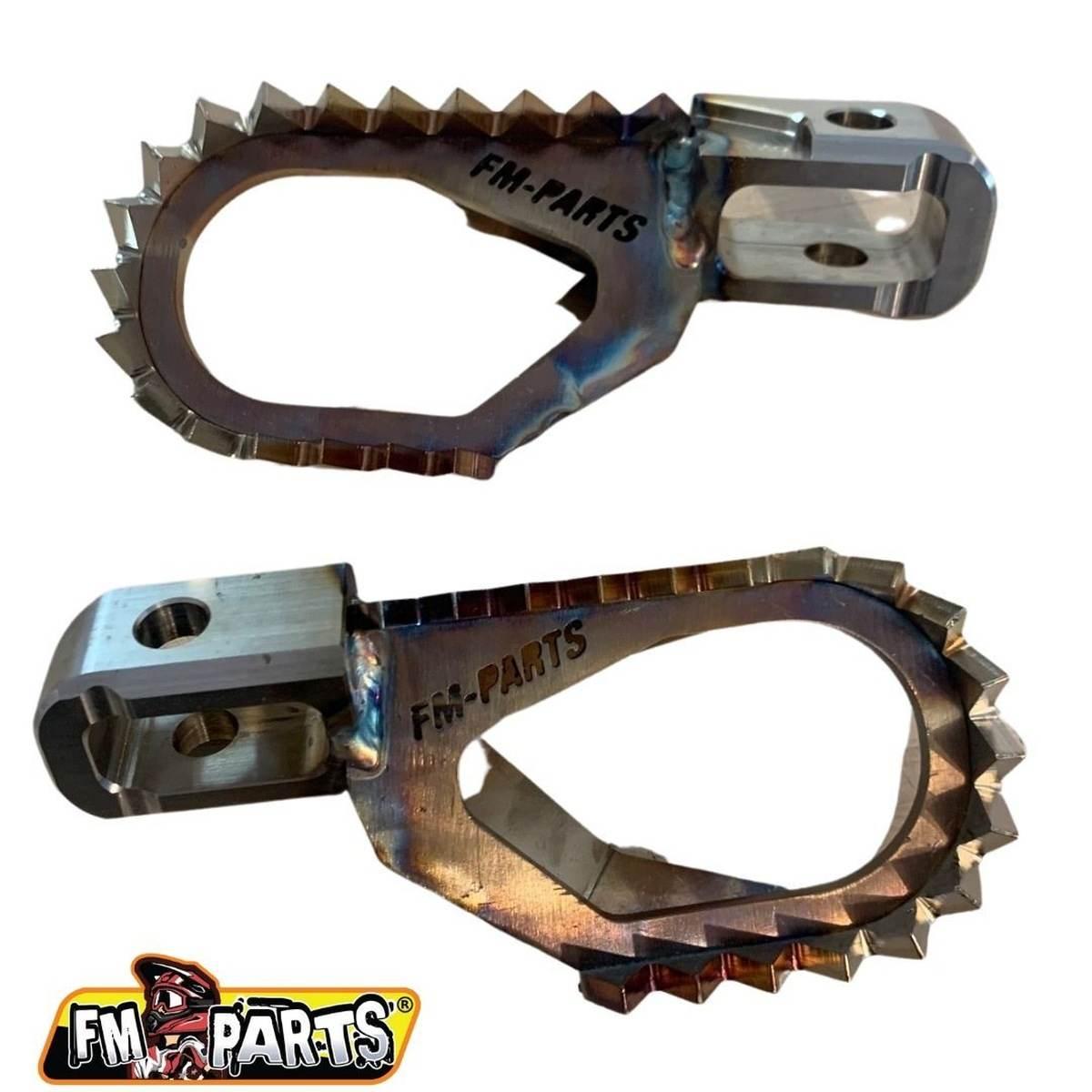 Fm-Parts Offset Spodnóżki Komplet Stainless Footpegs Ktm Husqvarna Gas Gas - zdjęcie 2