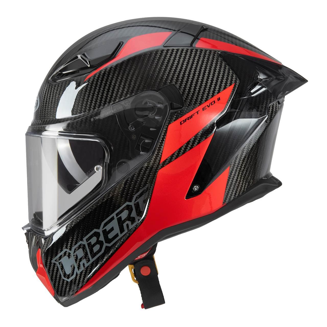 Caberg Kask Integralny Z Blendą Model Drift Evo Ii Carbon Nova Red Pinlock