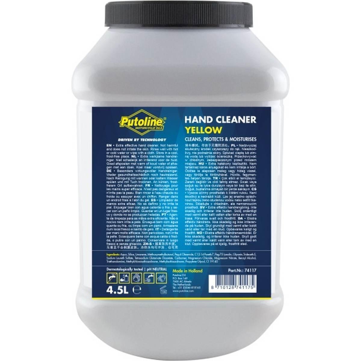 Putoline Środek Do Czyszczenia Rąk Hand Cleaner Yellow 4,5L