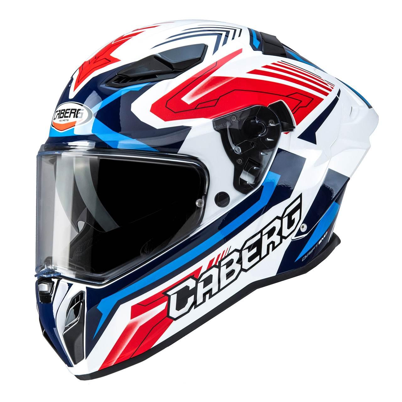 Caberg Kask Integralny Z Blendą Model Drift Evo Ii Jarama Kolor Biały/Czerw - zdjęcie 2