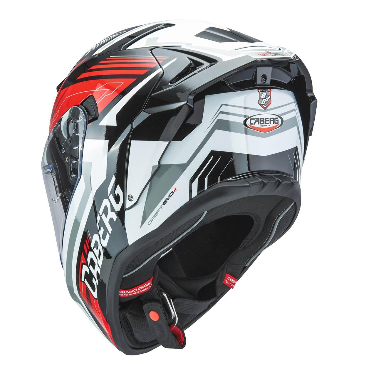 Caberg Kask Integralny Z Blendą Model Drift Evo Ii Jarama Kolor Czarny/Czer - zdjęcie 3