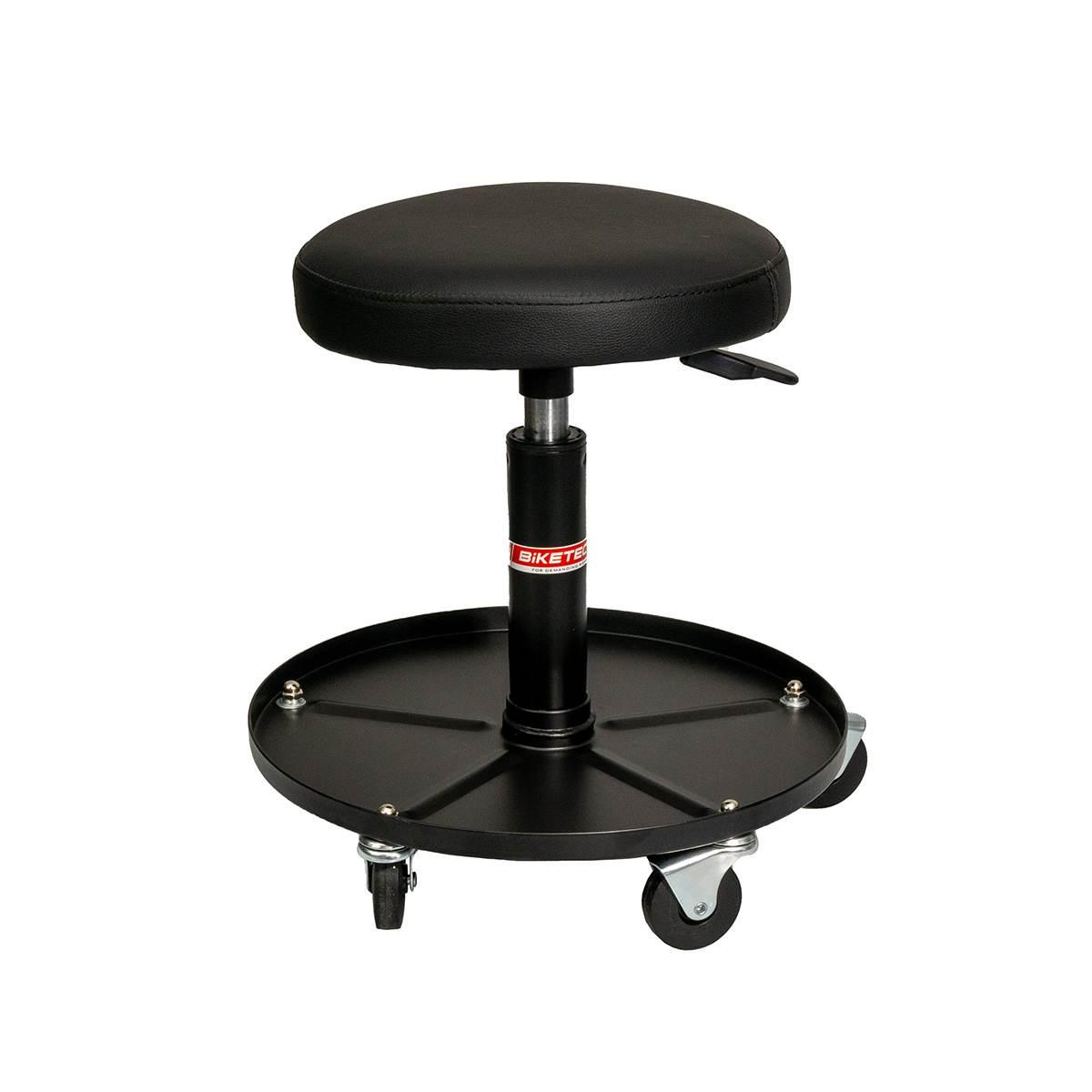 Biketec Pro Krzesło Warsztatowe Z Siłownikiem I Pojemnikiem Na Części Works