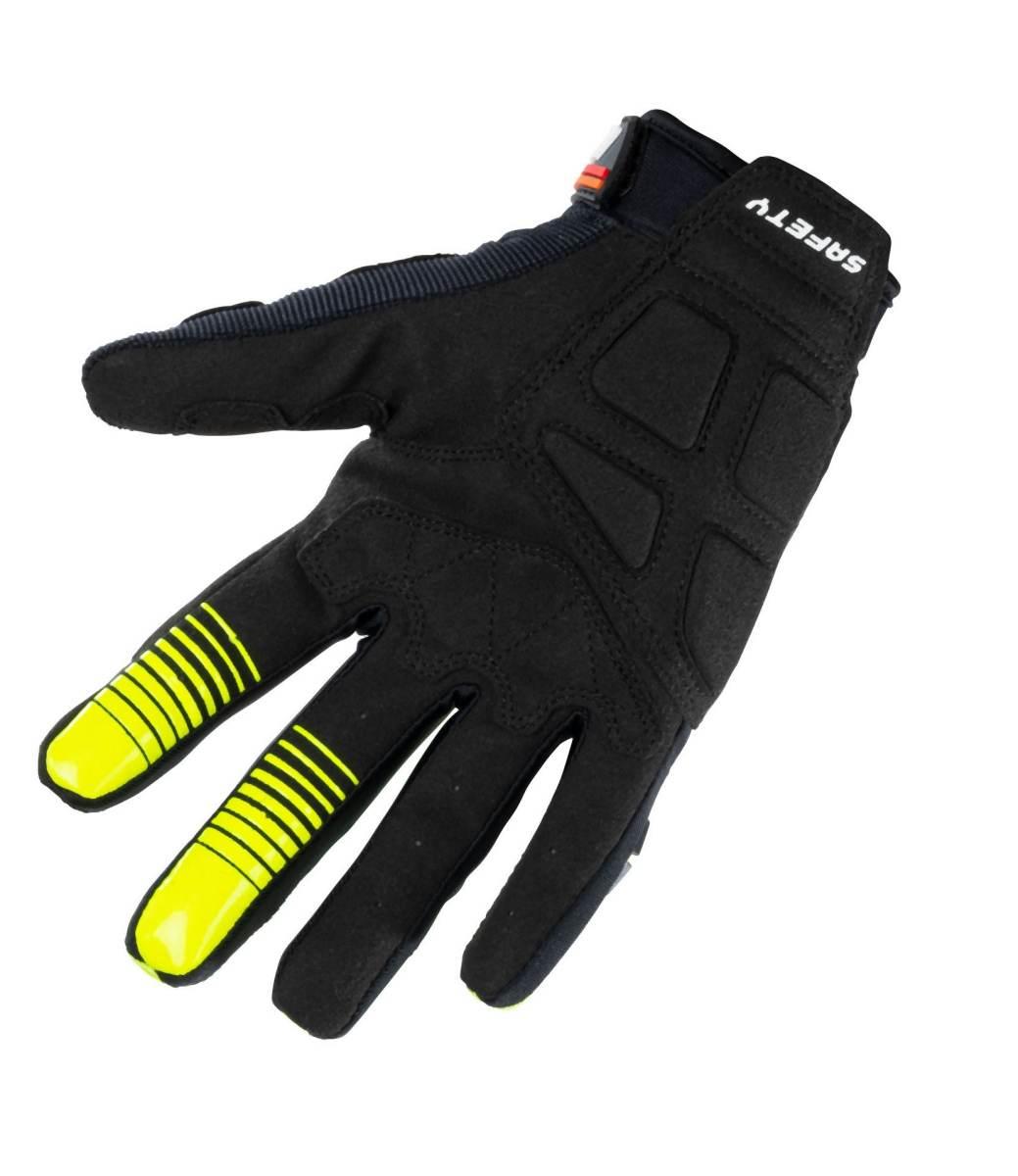 Kenny Racing Rękawice Cross/Enduro Model Safety Black/Red/Orange Kolor Czar - zdjęcie 2