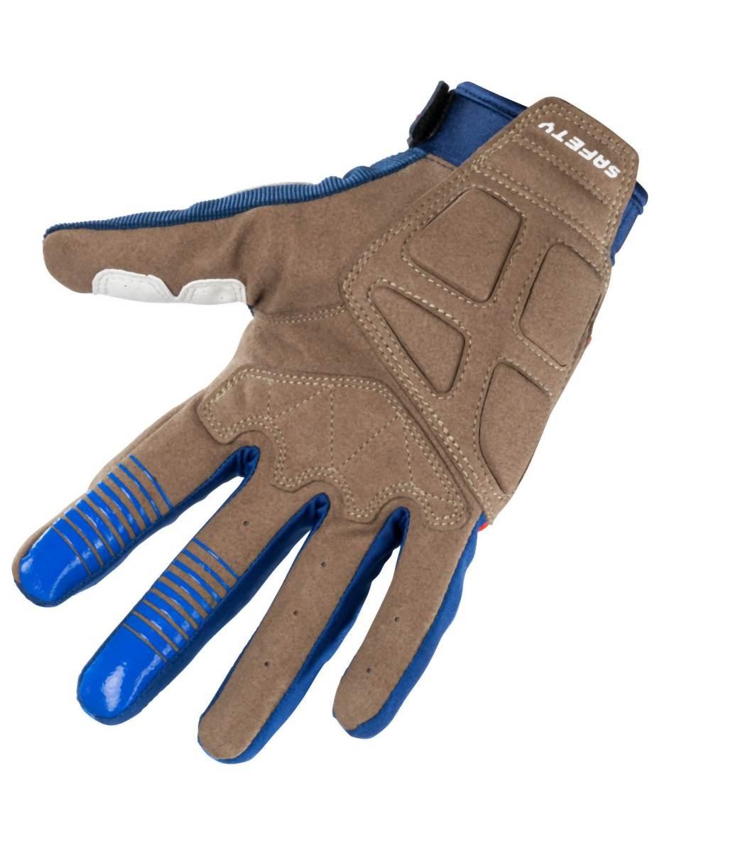 Kenny Racing Rękawice Cross/Enduro Model Safety Navy/White/Red Kolor Niebie - zdjęcie 2