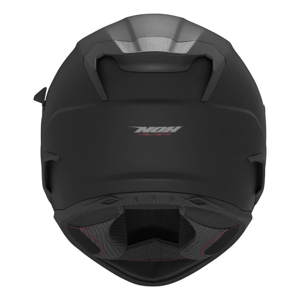 Nox Kask Integralny Full Face Z Blendą N304S Solid Kolor Czarny Mat Rozmiar - zdjęcie 3