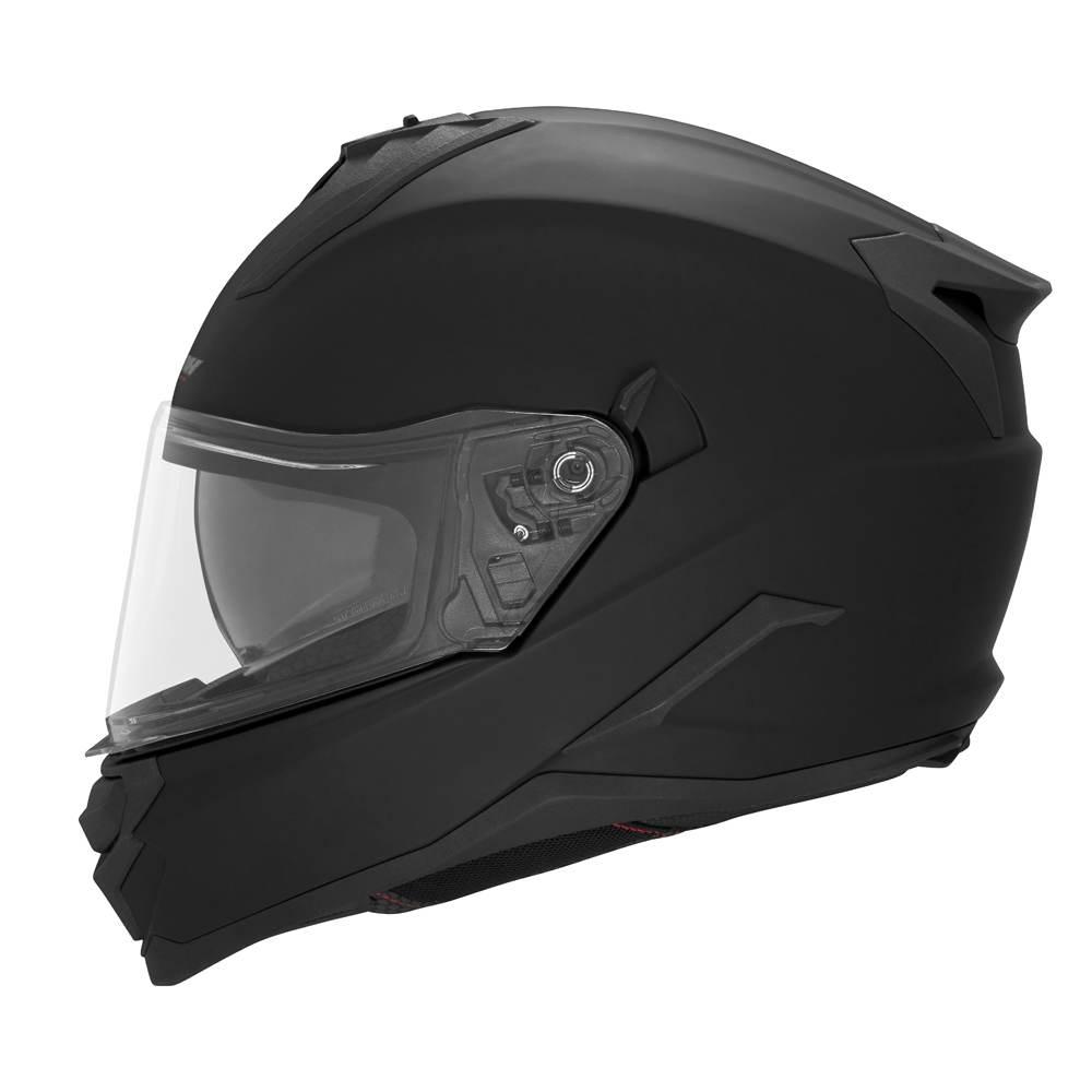 Nox Kask Integralny Full Face Z Blendą N304S Solid Kolor Czarny Mat Rozmiar