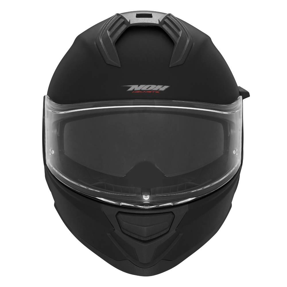 Nox Kask Integralny Full Face Z Blendą N304S Solid Kolor Czarny Mat Rozmiar - zdjęcie 2