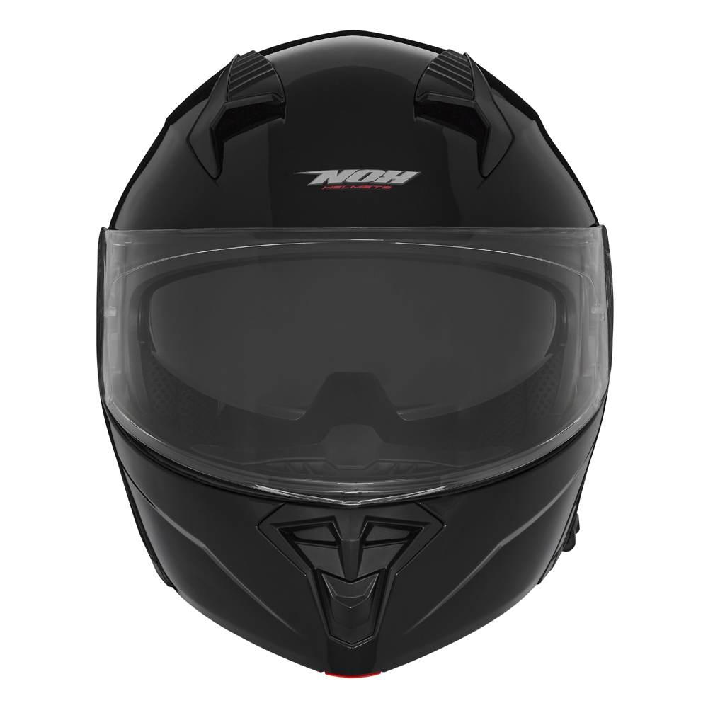 Nox Kask Szczękowy Flip-Up Z Blendą N968 Kolor Czarny Połysk Rozmiar S - zdjęcie 4