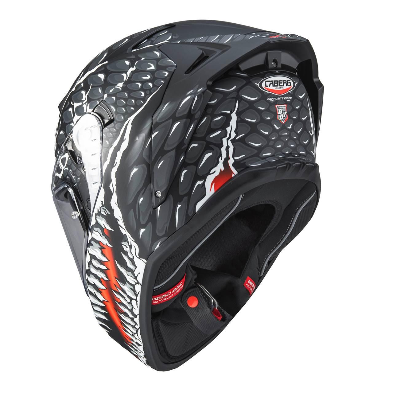 Caberg Kask Integralny Z Blendą Model Drift Evo Ii Crok Kolor Czarny/Biały/ - zdjęcie 3