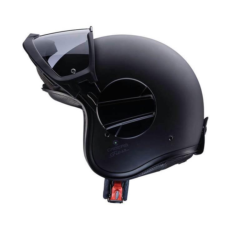 Caberg Kask Otwarty Jet Model Ghost X Solid Kolor Czarny Mat Rozmiar Xl - zdjęcie 4