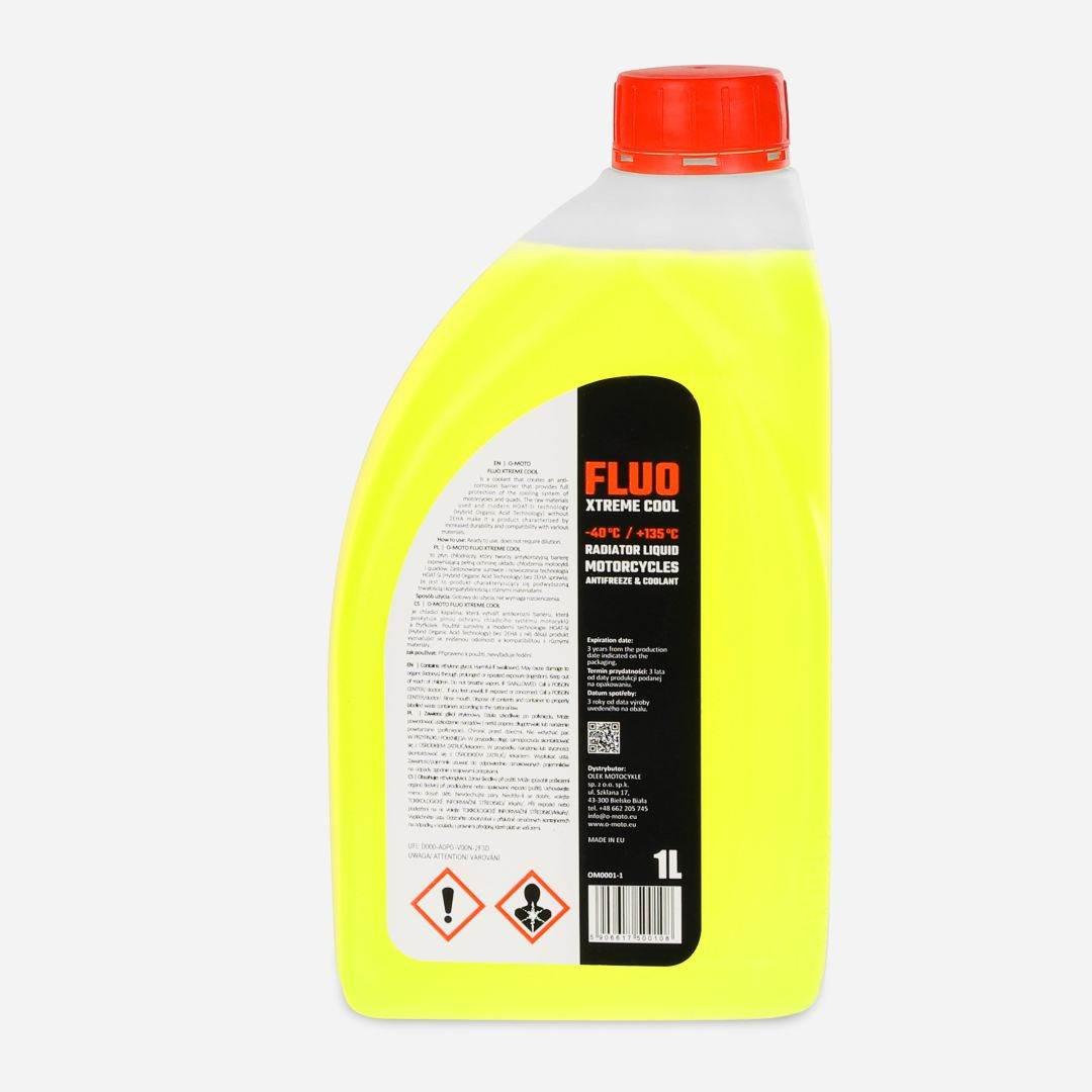 Omoto Płyn Do Chłodnic 1L O! Fluo Xtreme Cool +135 Gotowy Do Użycia O!Moto - zdjęcie 2