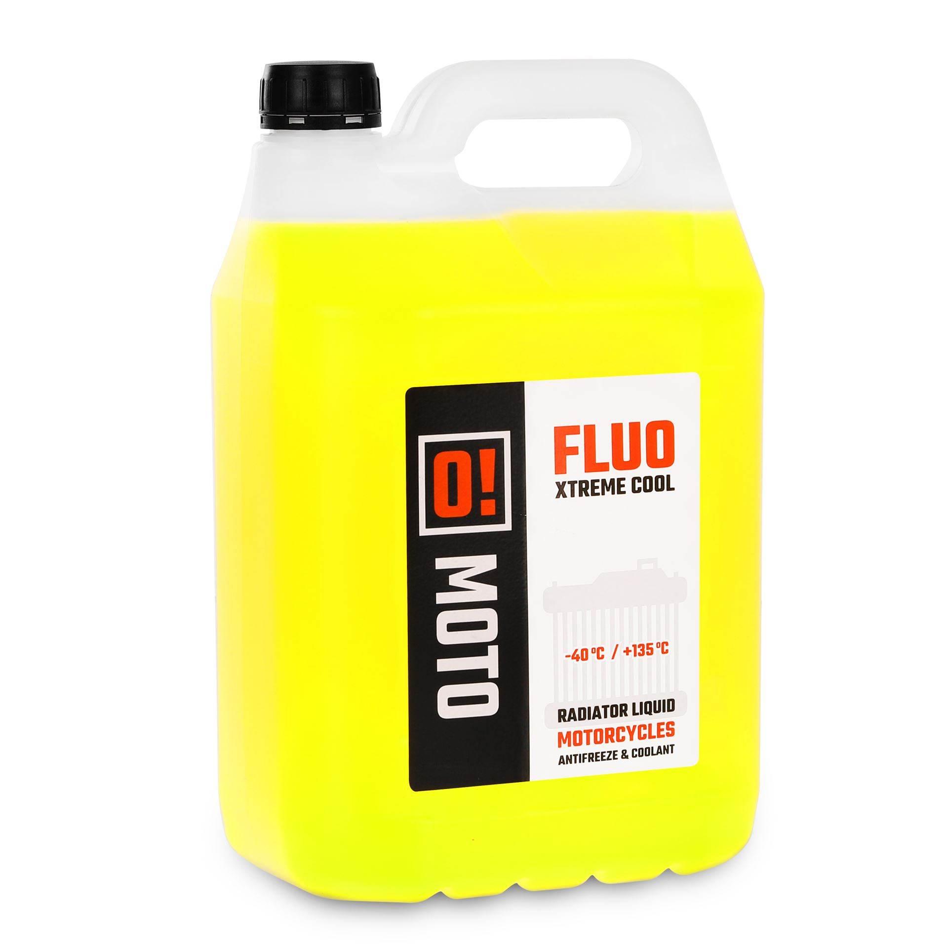 Omoto Płyn Do Chłodnic 5L O! Fluo Xtreme Cool +135 Gotowy Do Użycia O!Moto
