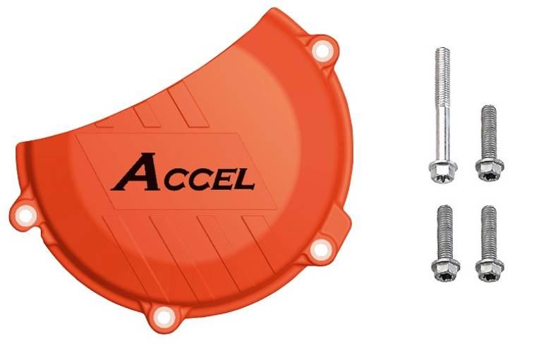 Accel Osłona Pokrywy Sprzęgła Plastkiowa Ktm Sxf450 '16-, Kolor Pomarańczow