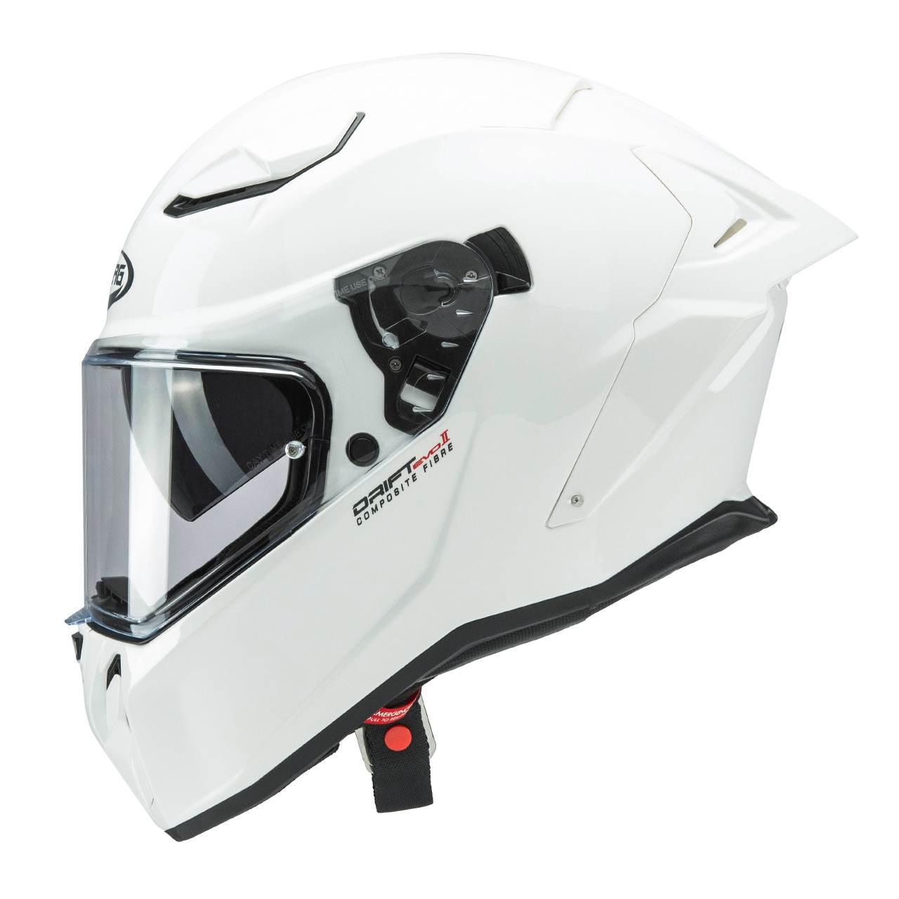 Caberg Kask Integralny Z Blendą Model Drift Evo Ii Solid Kolor Biały Połysk