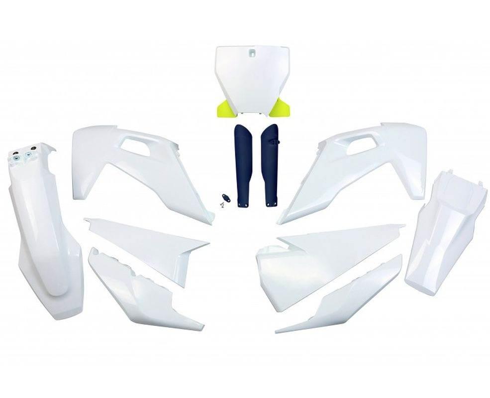 Ufo Komplet Plastików Full Kit Z Osłonami Teleskopów Amortyzatorów Husqvarn