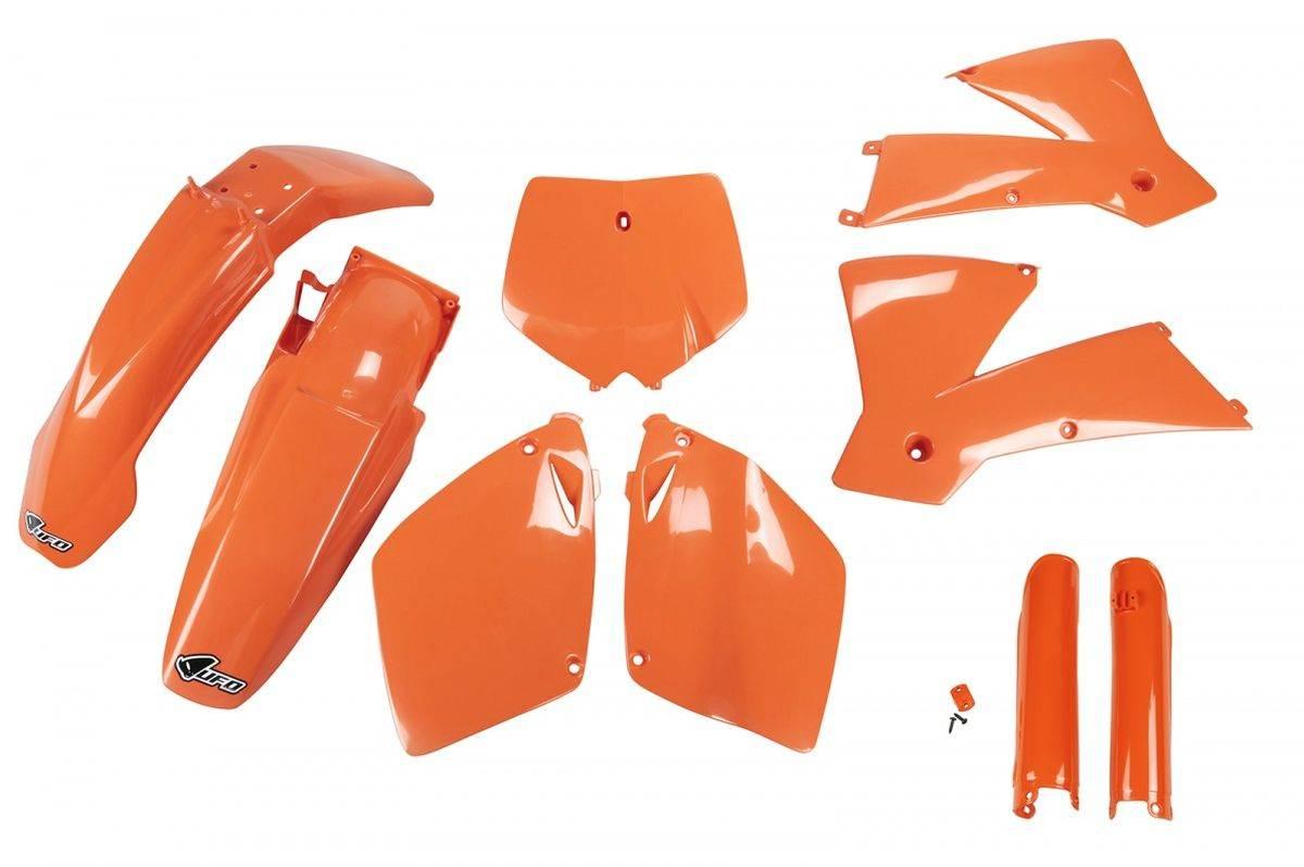 Ufo Komplet Plastików Full Kit Z Osłonami Teleskopów Amortyzatorów Ktm Sx-S