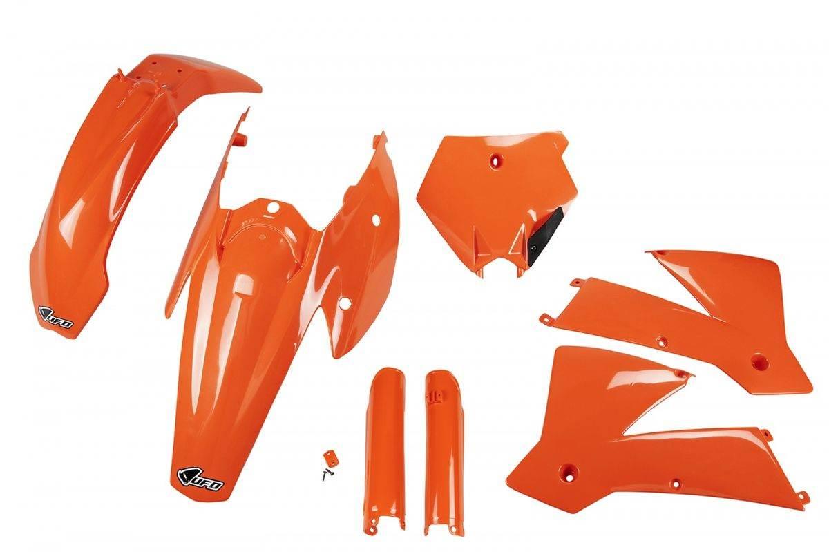 Ufo Komplet Plastików Full Kit Z Osłonami Teleskopów Amortyzatorów Ktm Sx/E