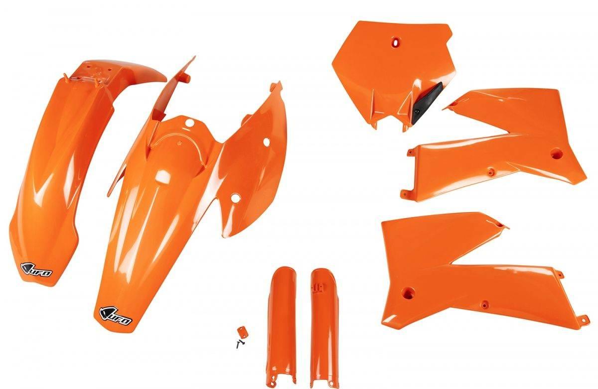 Ufo Komplet Plastików Full Kit Z Osłonami Teleskopów Amortyzatorów Ktm Sx '