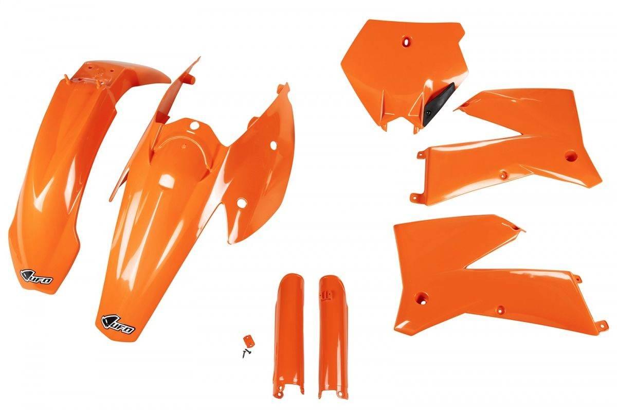 Ufo Komplet Plastików Full Kit Z Osłonami Teleskopów Amortyzatorów Ktm Sx S