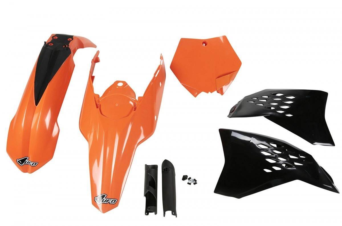 Ufo Komplet Plastików Full Kit Z Osłonami Teleskopów Amortyzatorów Ktm Sx/S