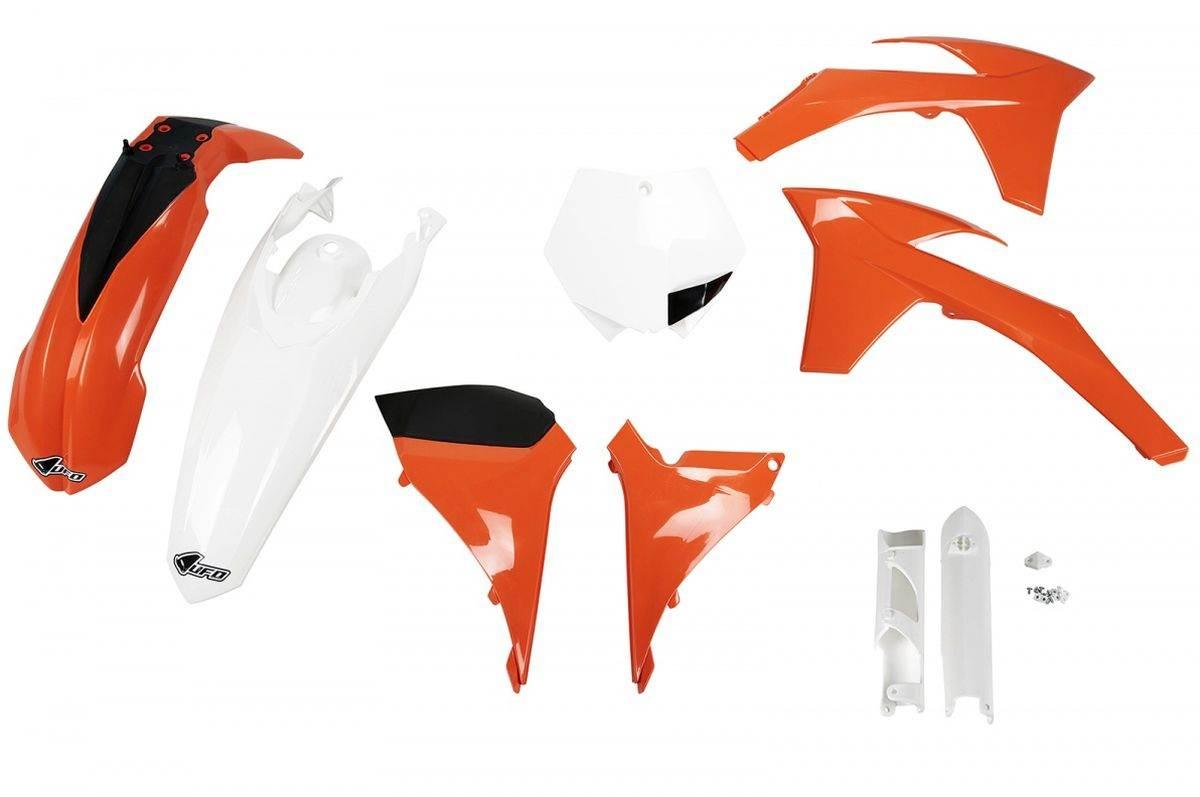 Ufo Komplet Plastików Full Kit Z Osłonami Teleskopów Amortyzatorów Ktm Sxf