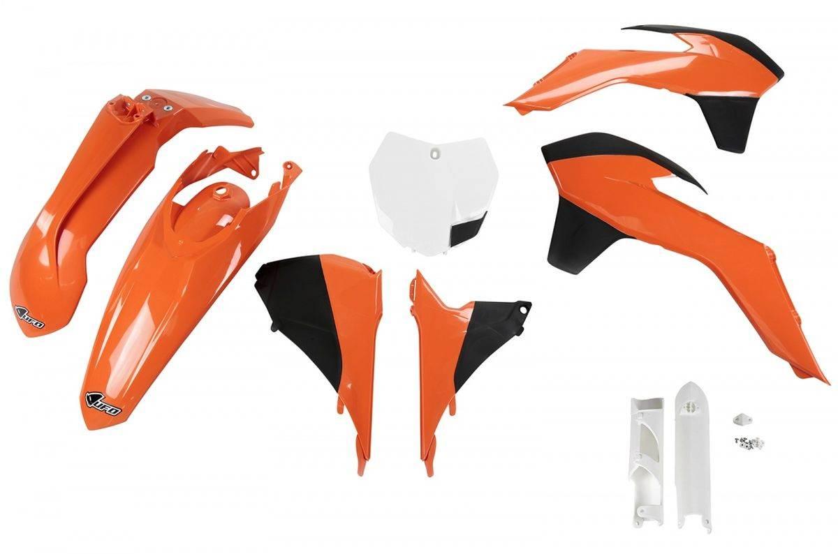 Ufo Komplet Plastików Full Kit Z Osłonami Teleskopów Amortyzatorów Ktm Sx/S