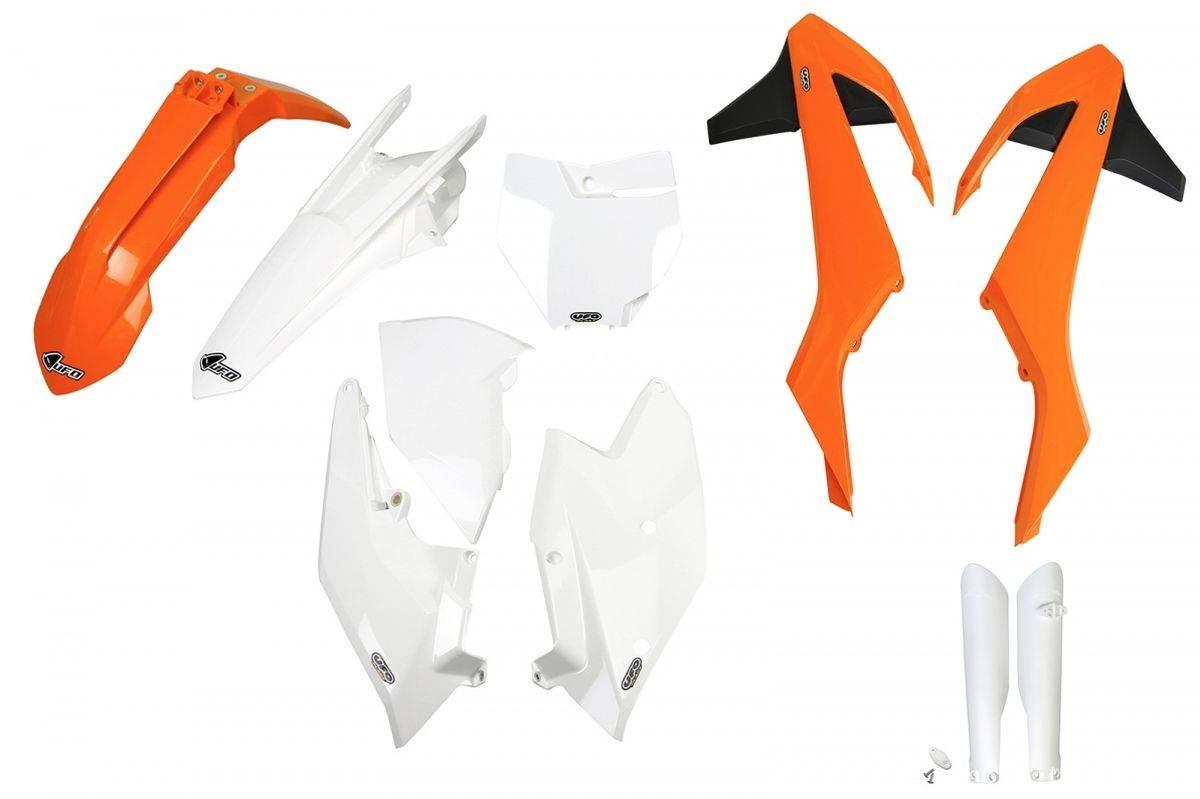 Ufo Komplet Plastików Full Kit Z Osłonami Teleskopów Amortyzatorów Ktm Sx/S