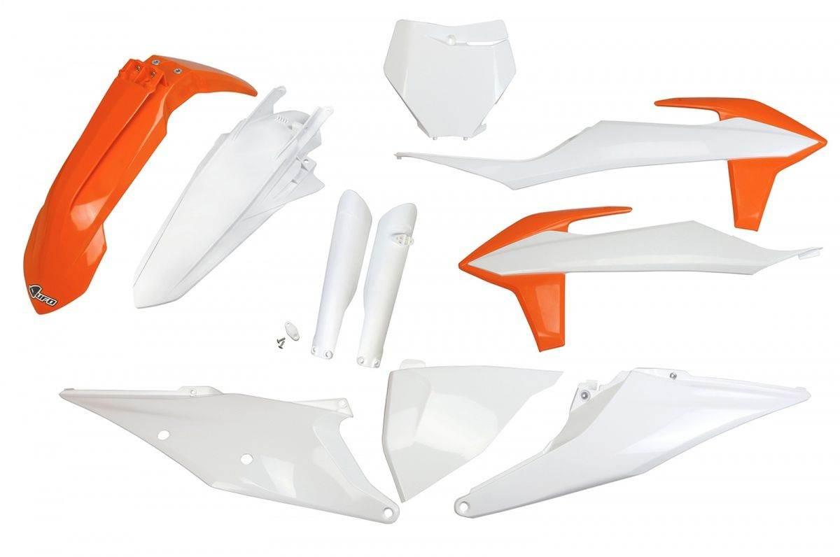 Ufo Komplet Plastików Full Kit Z Osłonami Teleskopów Amortyzatorów Ktm Sx 1