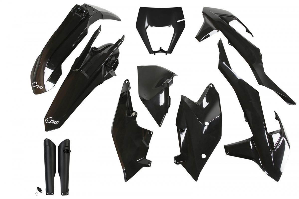 Ufo Komplet Plastików Full Kit Z Osłonami Teleskopów Amortyzatorów Ktm Exc/