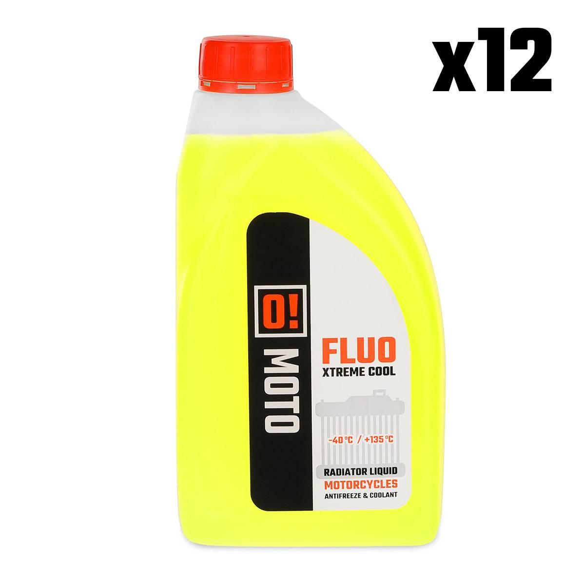 Omoto Zestaw 12 Sztuk Płyn Do Chłodnic 1L O! Fluo Xtreme Cool+135 Gotowy Do