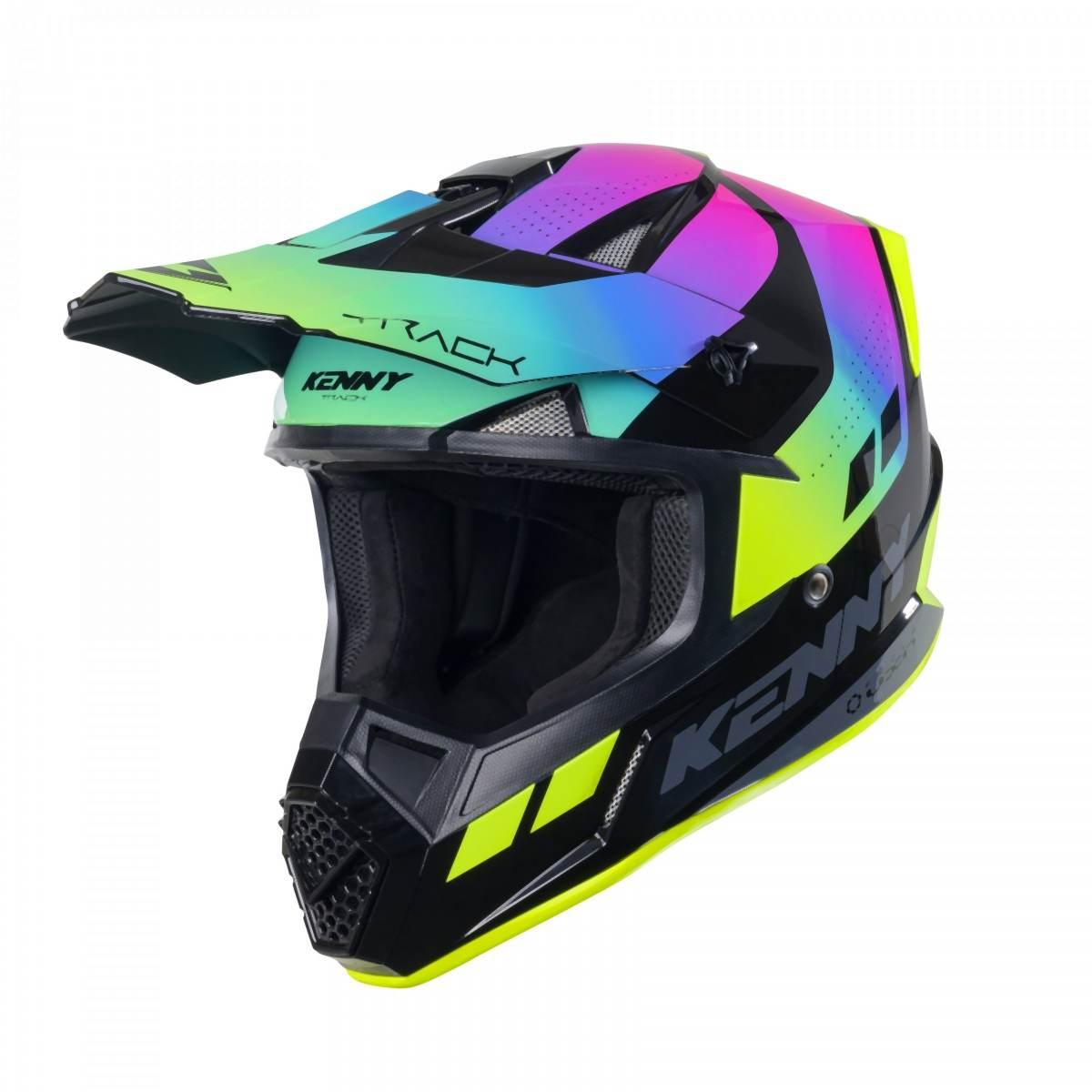 Kenny Racing Kask Cross/Enduro Model Track Graphic Neon Kolor Czarny/Zielon - zdjęcie 2