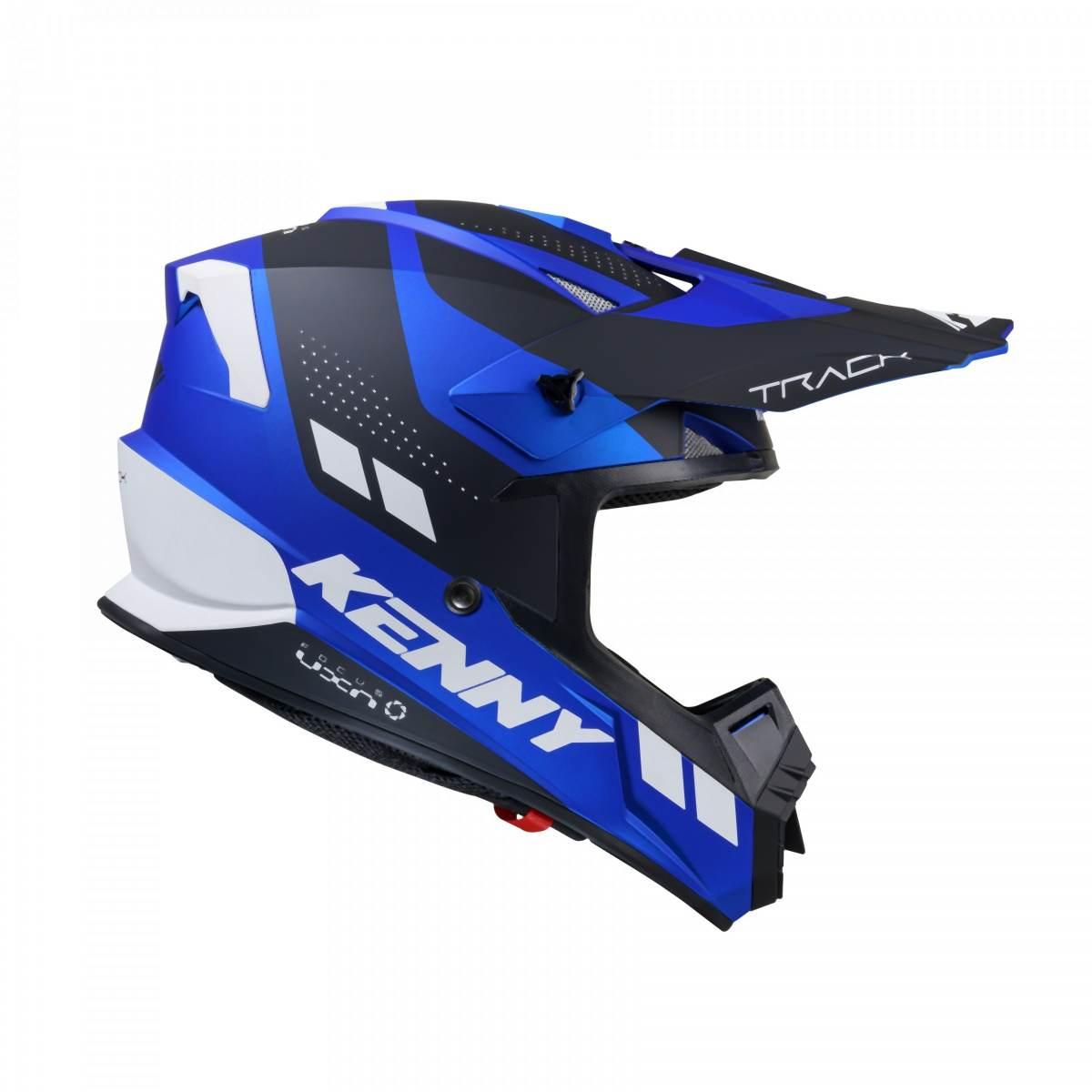 Kenny Racing Kask Cross/Enduro Model Track Graphic Candy Blue Matt Kolor Cz
