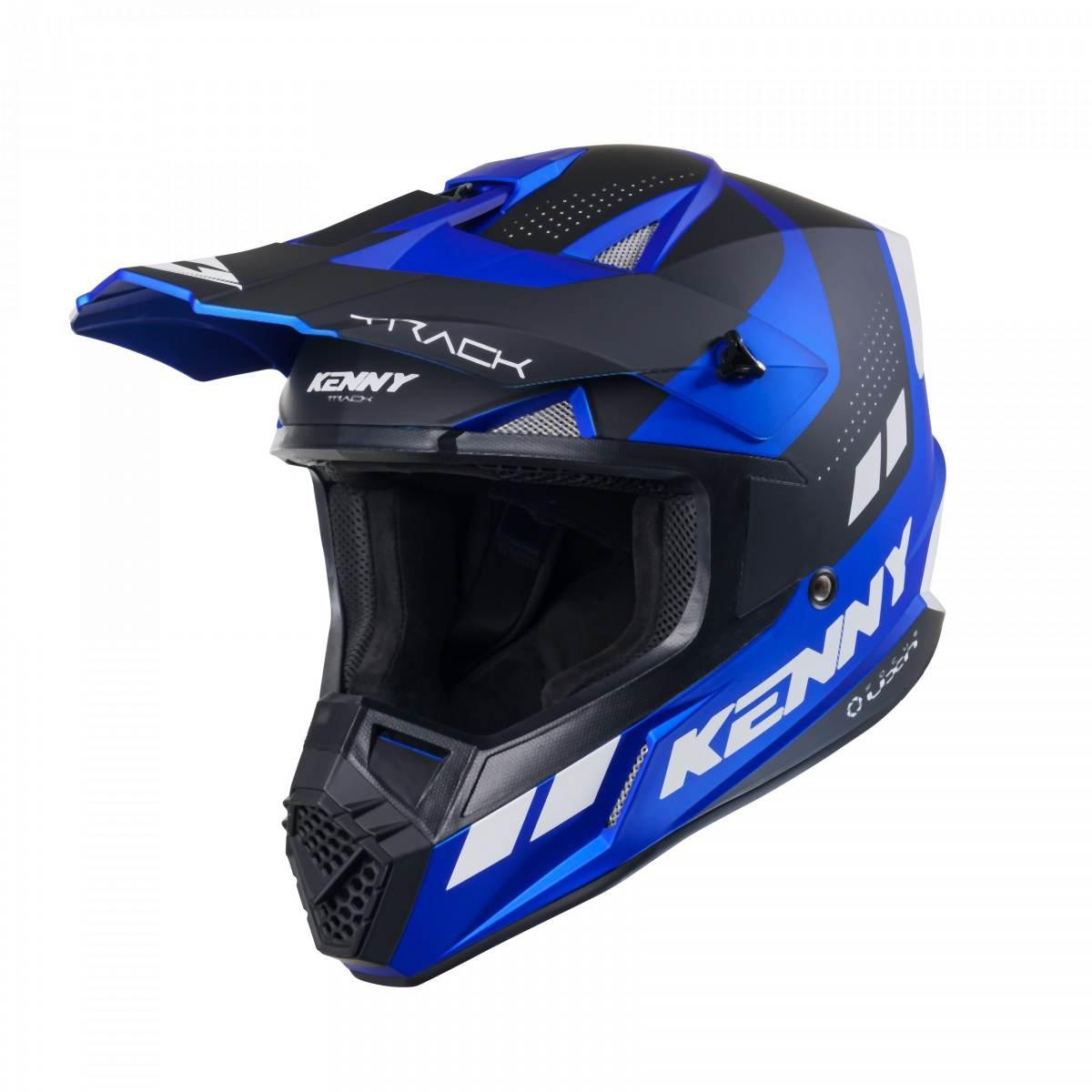 Kenny Racing Kask Cross/Enduro Model Track Graphic Candy Blue Matt Kolor Cz - zdjęcie 2