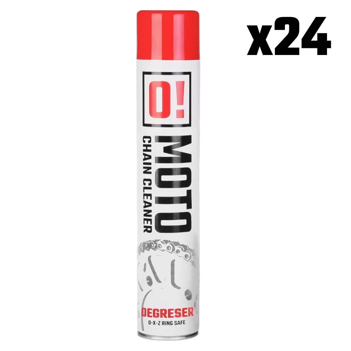 Omoto Zestaw 24 Sztuki Spray Zmywacz Do Mycia Łańcucha 750Ml O! Chain Clean
