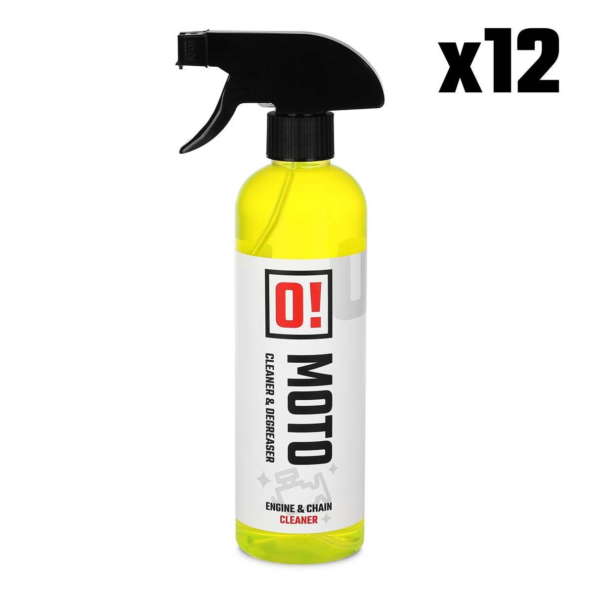 Omoto Zestaw 12 Sztuk Płyn Do Mycia Silnika I Łańcucha 500Ml O! Chain And E
