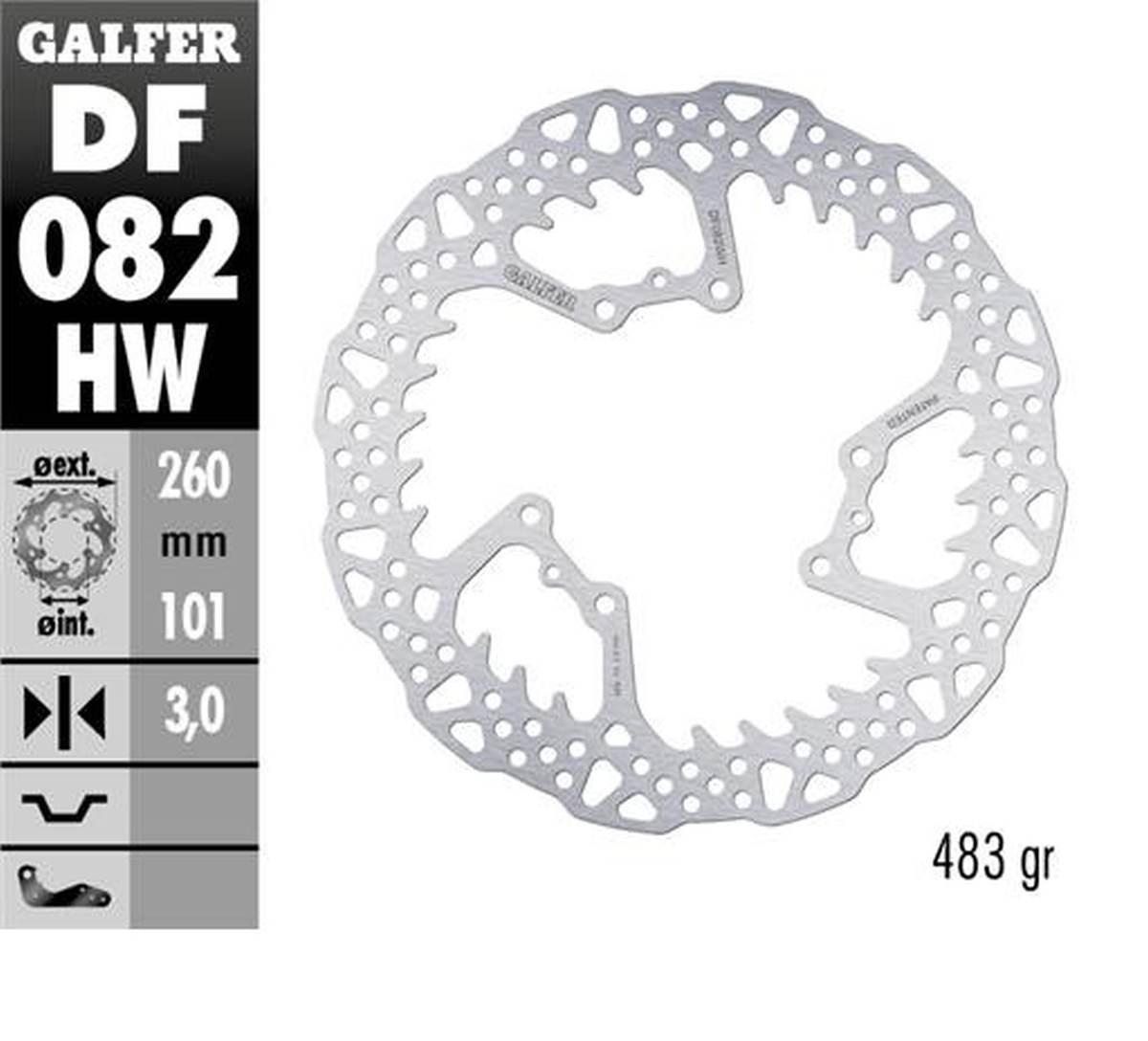 Galfer Tarcza Hamulcowa Przód Honda Crf 250R '15-'24; Crf 450R '15-'24 260X