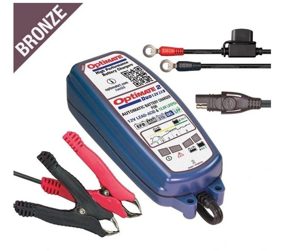 Optimate Ładowarka Akumulatorów Optimate 2 Duo 12V 2A 6-96Ah Agm Gel Std 6-