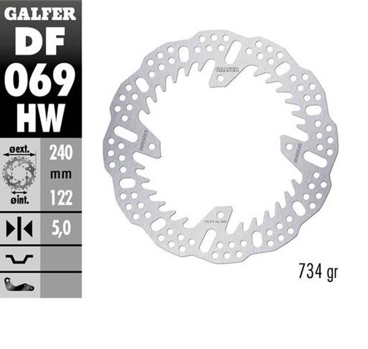 Galfer Tarcza Hamulcowa Tył Honda Cr 125/250; Crf250R '04-'23; Crf 450R '09