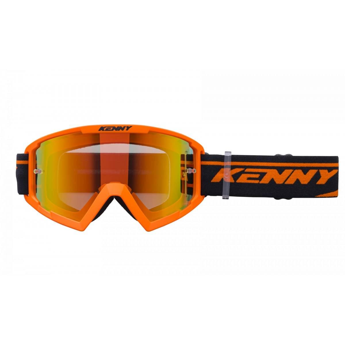 Kenny Racing Gogle Model Track+ Orange - Red Lens - Kolor Pomarańczowy/Czar