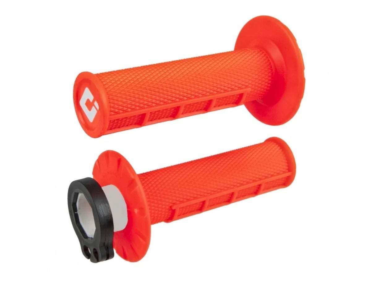 Odi Manetki Off Road Half Waffle Mx V2 Lock-On Grip Kolor Fluo Pomarańczowy