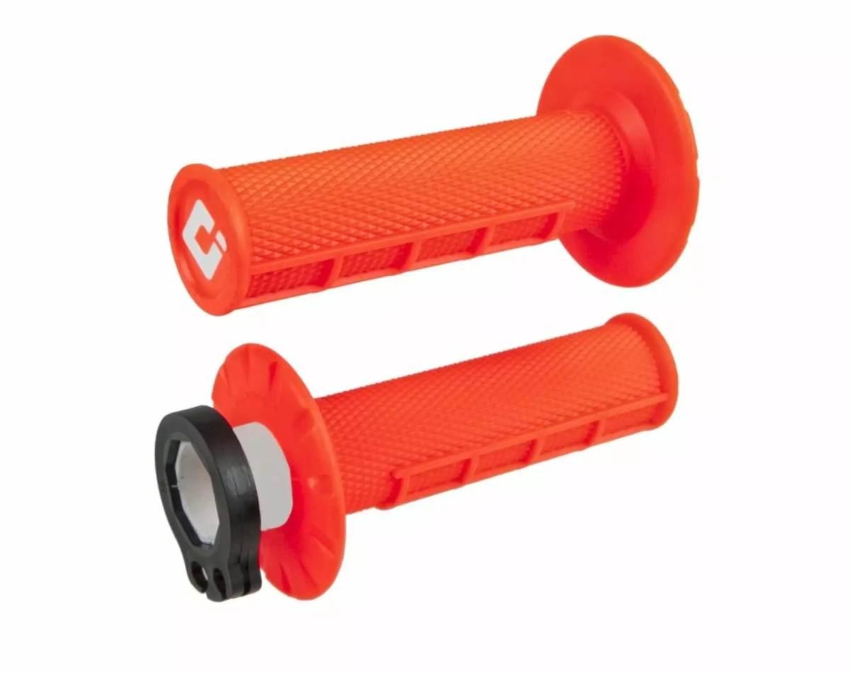 Odi Manetki Off Road Half Waffle Mx V2 Lock-On Grip Kolor Fluo Pomarańczowy - zdjęcie 2
