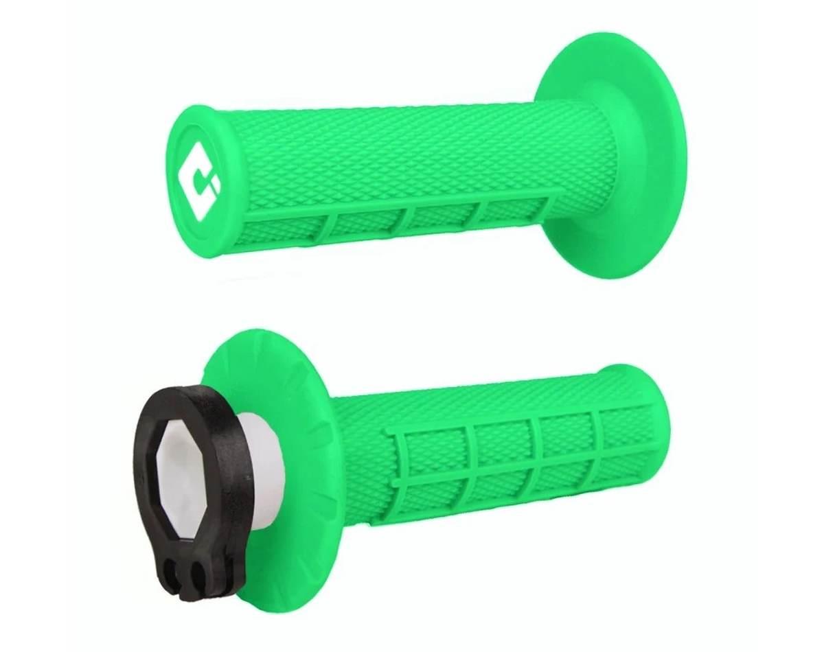 Odi Manetki Off Road Half Waffle Mx V2 Lock-On Grip Kolor Fluo Zielone